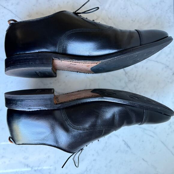 Allen Edmonds Kingswood Cap-Toe Oxford Black 12D Goodyear Welt USA main image 8